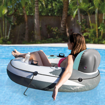 Flotor gonflabil Intex Galben Lămâie 135 x 55 x 135 cm (6 Unități) - Jucarii si jocuri, În aer liber și sport