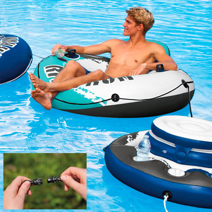 Flotor gonflabil Intex Galben Lămâie 135 x 55 x 135 cm (6 Unități) - Jucarii si jocuri, În aer liber și sport