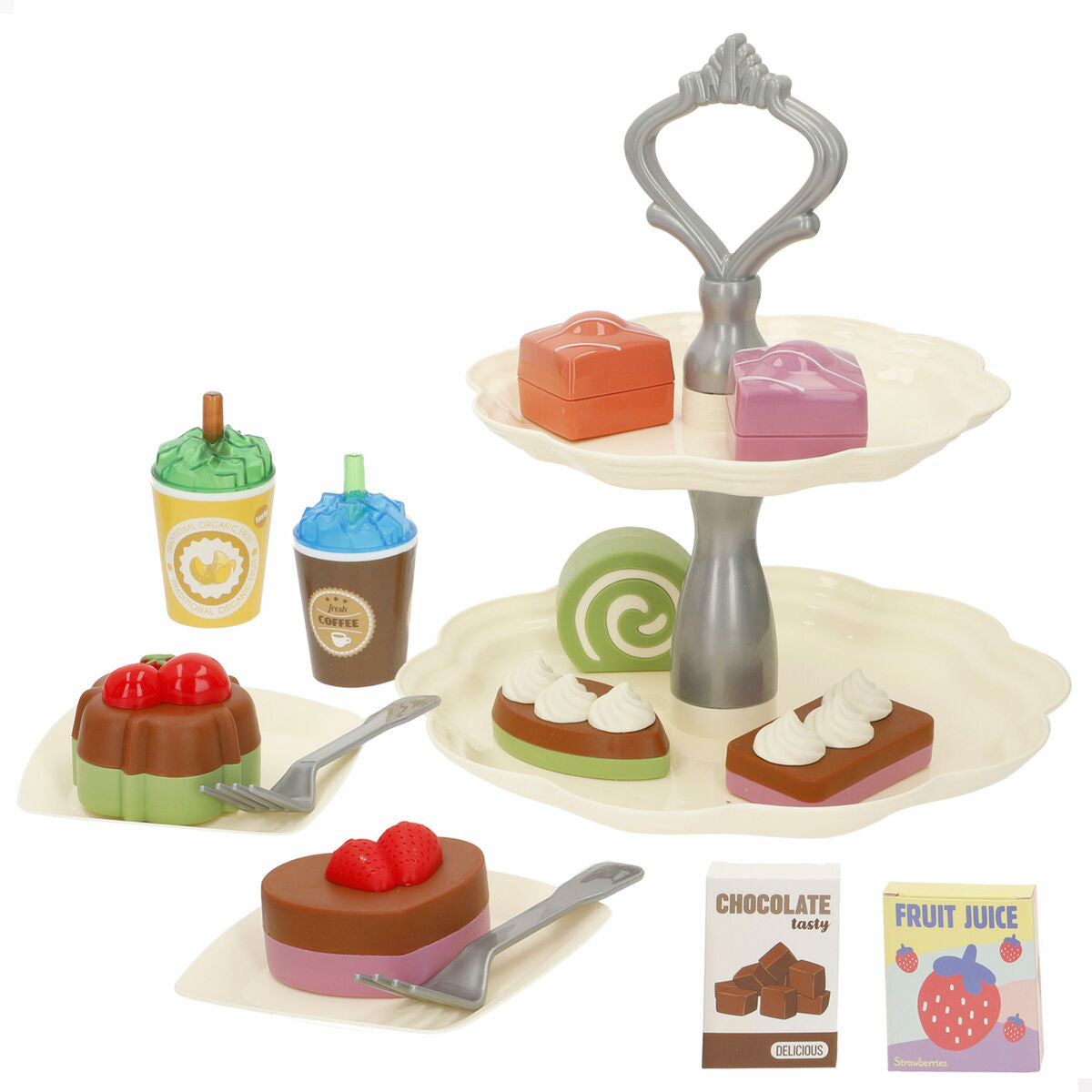 Set de Alimente de Jucărie Colorbaby 16 Piese (6 Unități) - Jucarii si jocuri, Imitații de jocuri