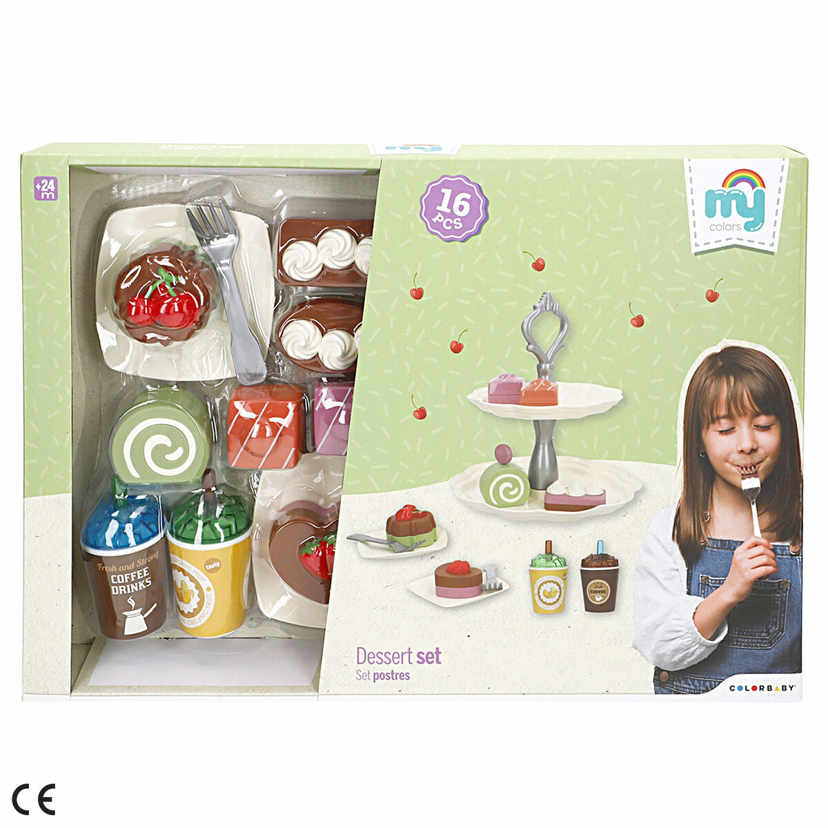 Set de Alimente de Jucărie Colorbaby 16 Piese (6 Unități) - Jucarii si jocuri, Imitații de jocuri