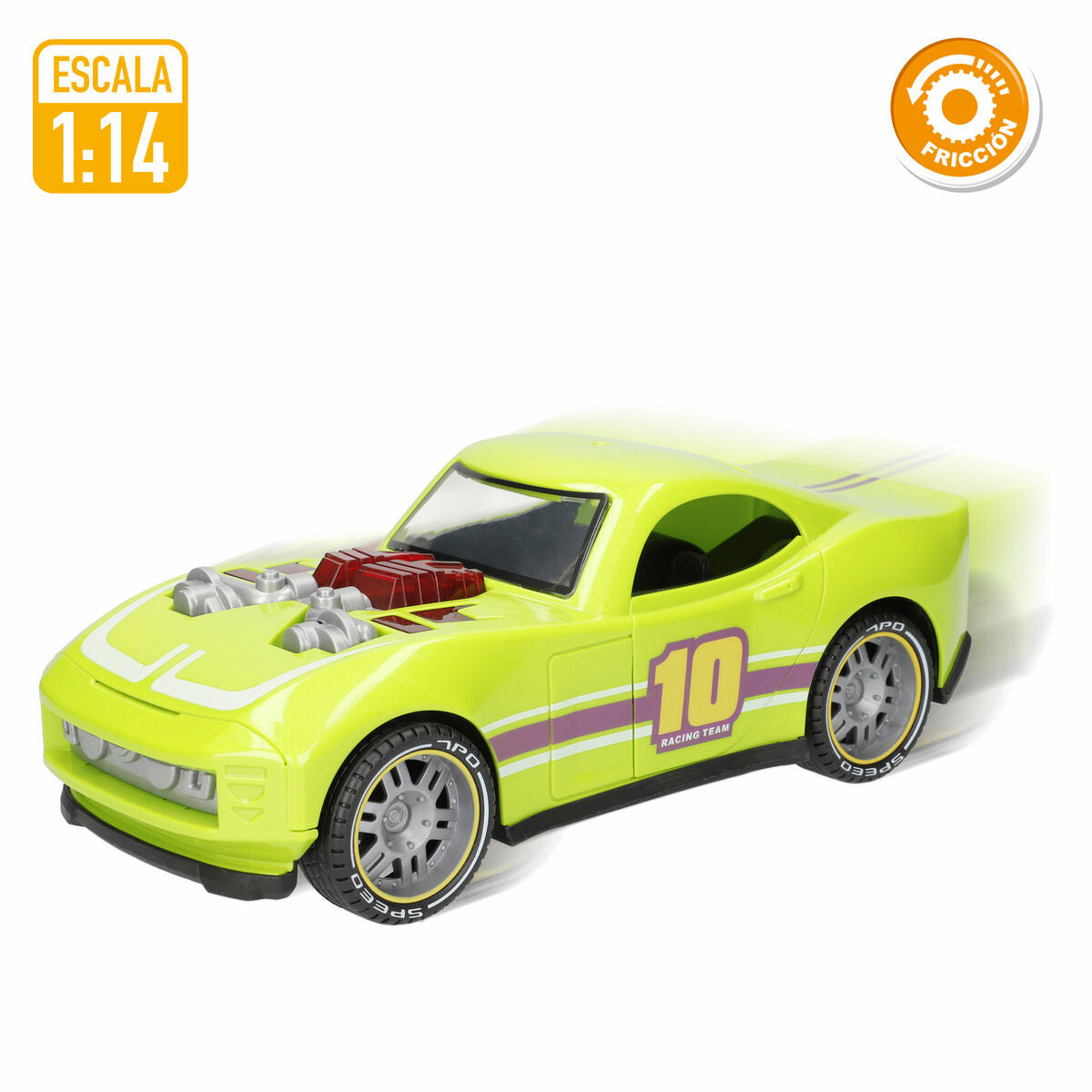 Mașinuță de jucărie cu mecanism de frecare Speed & Go 1:14 (6 Unități) - Jucarii si jocuri, Vehicule