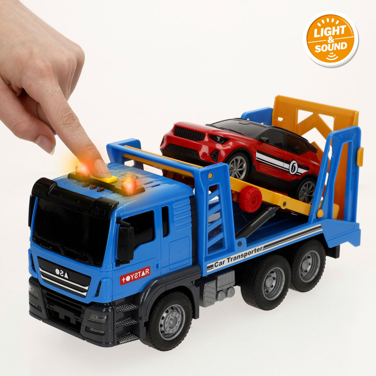 Camion Autotransporter Speed & Go 26 x 13 x 9 cm (6 Unități) - Jucarii si jocuri, Vehicule