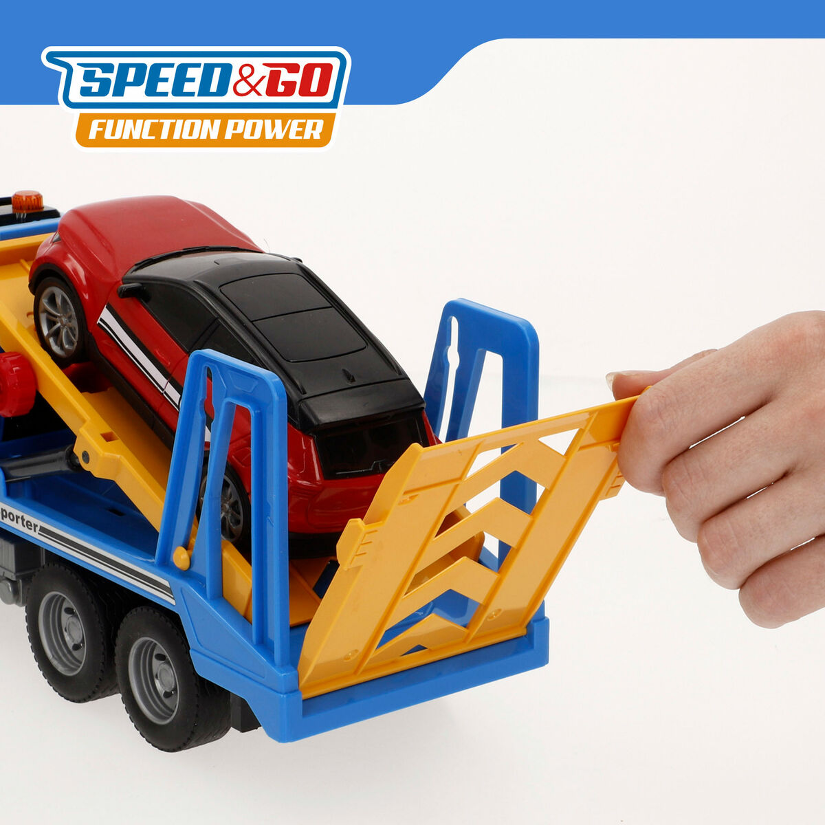Camion Autotransporter Speed & Go 26 x 13 x 9 cm (6 Unități) - Jucarii si jocuri, Vehicule