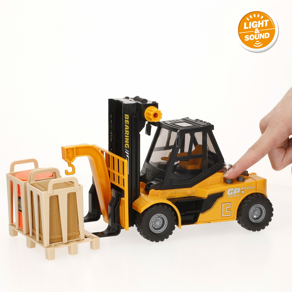 Vehicule de Construcție Colorbaby Lumină Sunet 26 x 14 x 10 cm (6 Unități) - Jucarii si jocuri, Vehicule