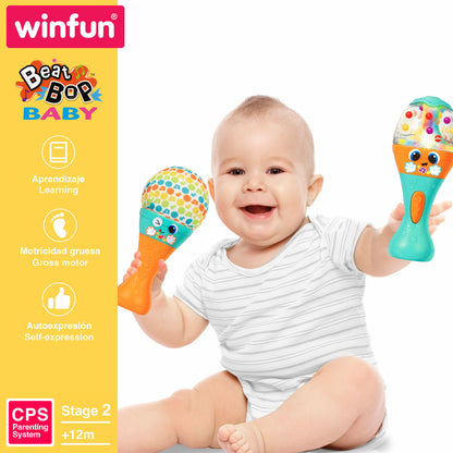 Jucărie muzicală Winfun 7 x 17 x 7 cm (6 Unități) - Bebelus, Jucăriile copilăriei timpurii
