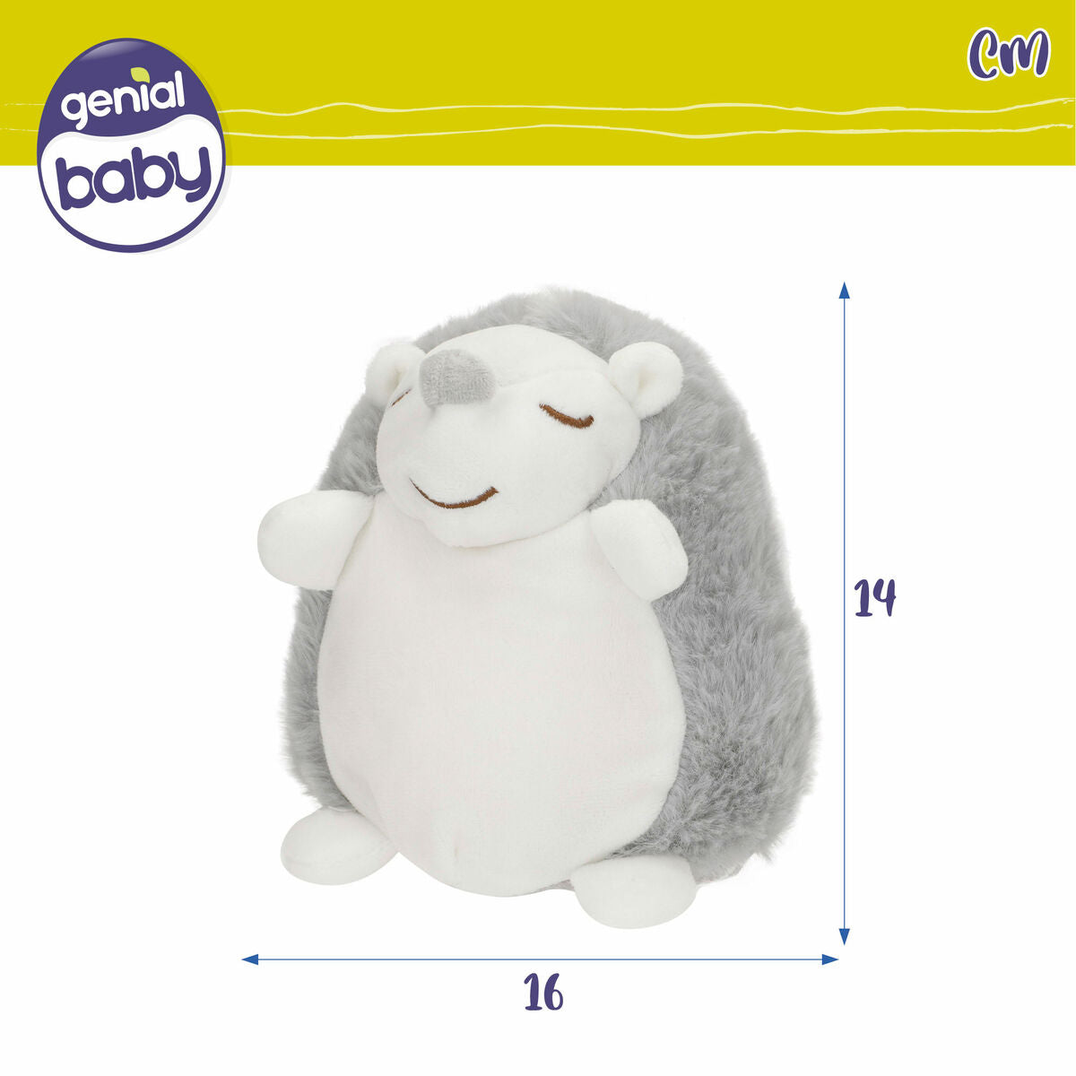 Jucărie Muzicală din Pluș Colorbaby Plastic 16 x 14 x 14 cm (6 Unități) - Jucarii si jocuri, Jucării de pluș