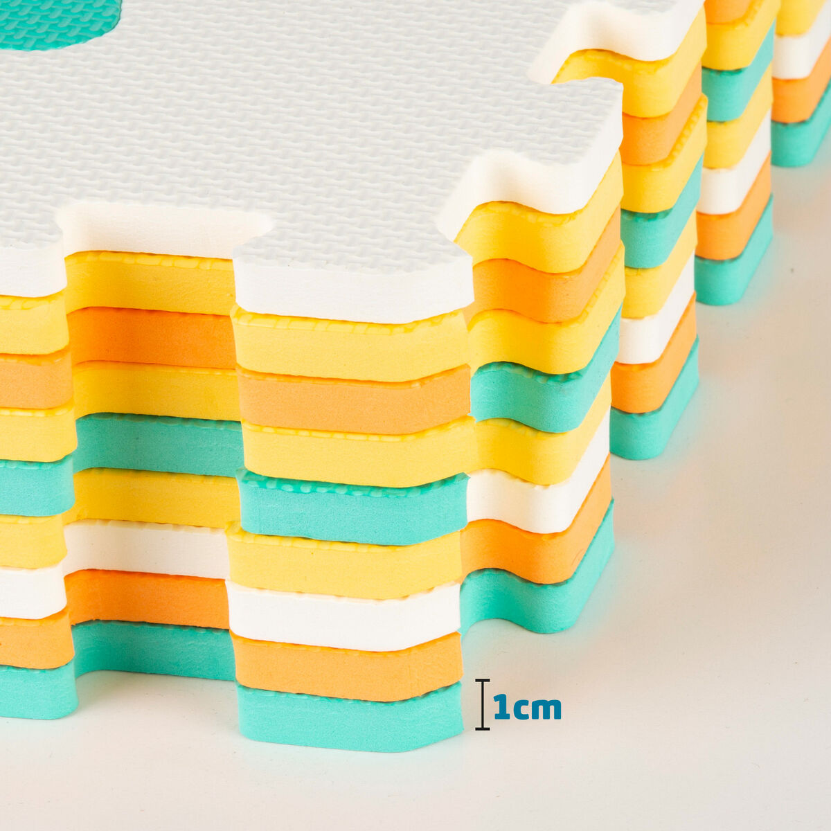 Covor Puzzle Colorbaby Multicolor Plastic EVA 90 x 90 cm Vehicule 9 Piese (4 Unități) - Jucarii si jocuri, Puzzle-uri și puzzle-uri