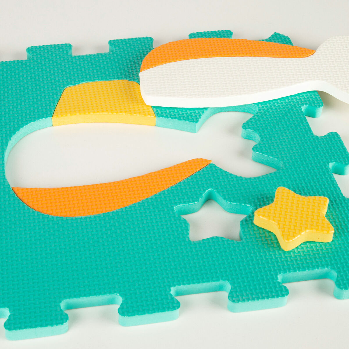 Covor Puzzle Colorbaby Multicolor Plastic EVA 90 x 90 cm Vehicule 9 Piese (4 Unități) - Jucarii si jocuri, Puzzle-uri și puzzle-uri