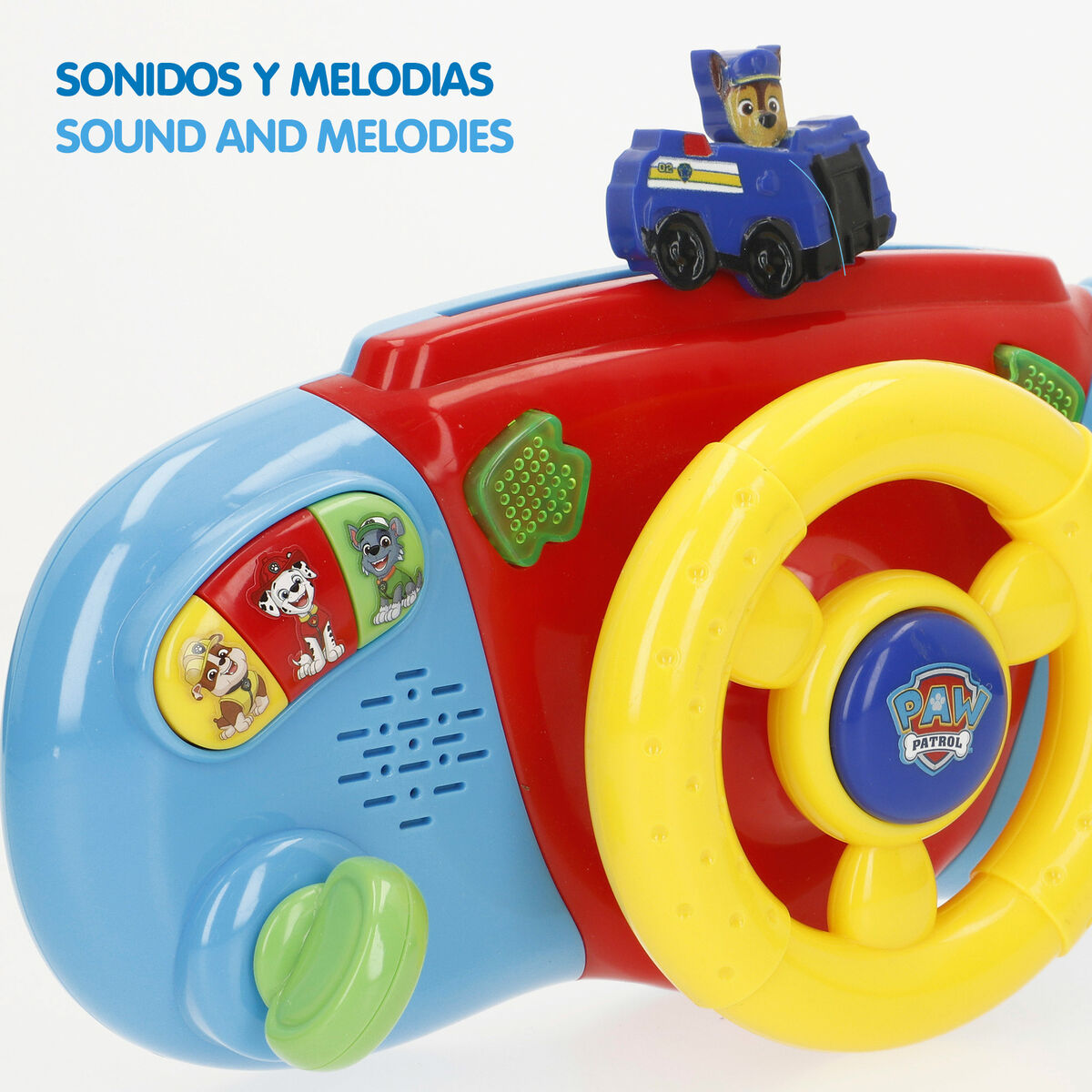 Volan pentru cărucior The Paw Patrol 26 x 16 x 7 cm (4 Unități) - Bebelus, Jucăriile copilăriei timpurii