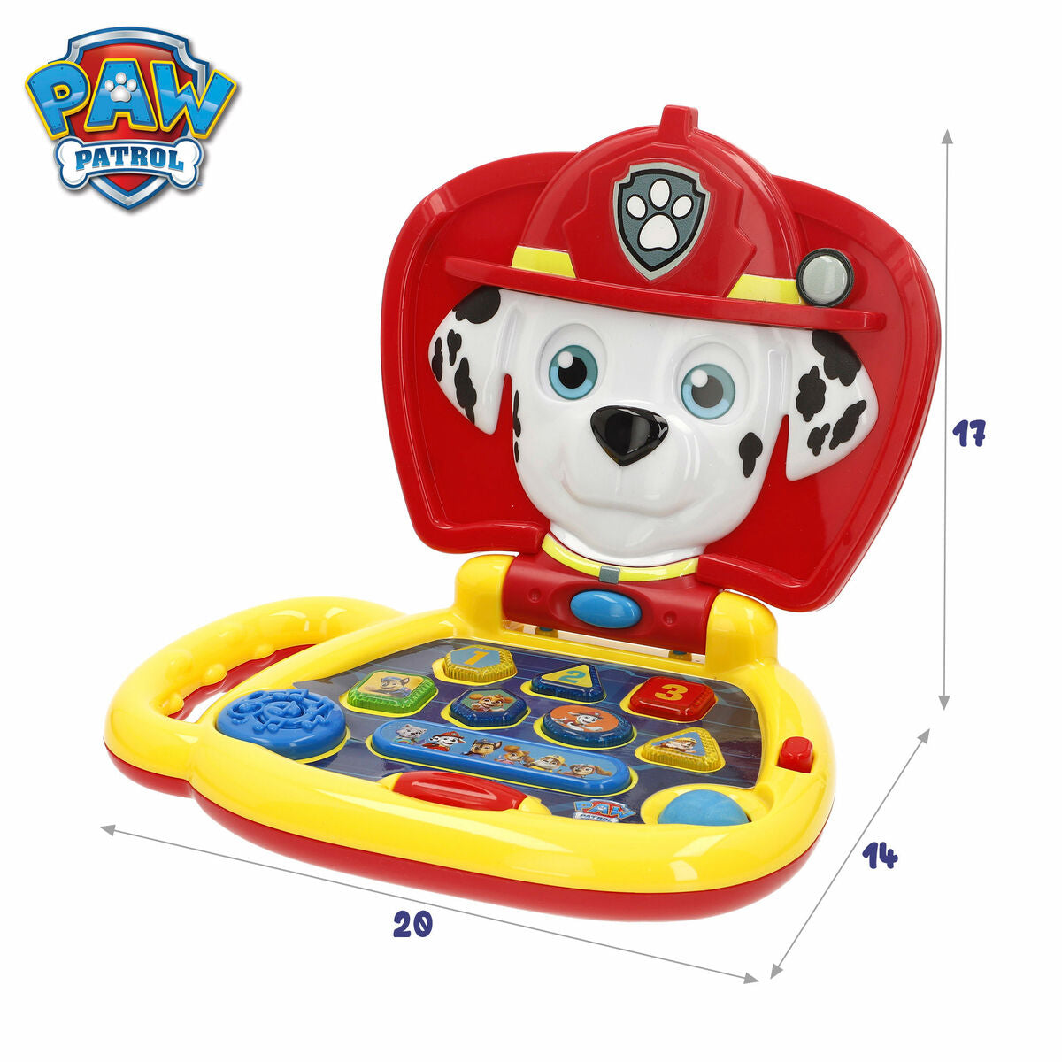 Laptop jucărie The Paw Patrol Engleză 20 x 17 x 14 cm Multicolor (4 Unități) - Jucarii si jocuri, Jucării electronice