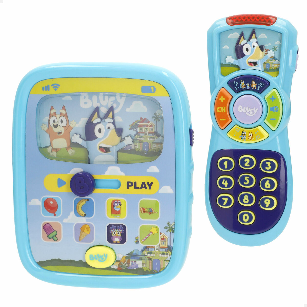 Telefon Inteligent pentru Învățat Bluey (4 Unități) - Bebelus, Jucăriile copilăriei timpurii