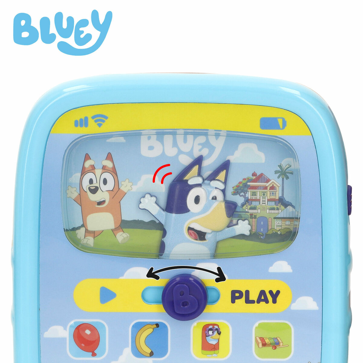 Telefon Inteligent pentru Învățat Bluey (4 Unități) - Bebelus, Jucăriile copilăriei timpurii