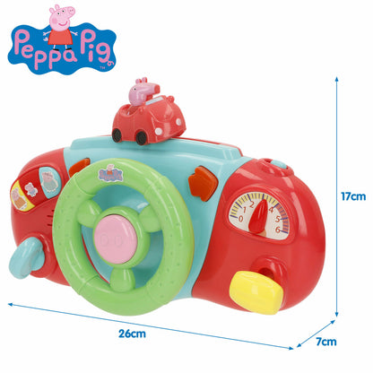 Volan pentru cărucior Peppa Pig 26 x 17 x 7 cm (4 Unități) - Bebelus, Jucăriile copilăriei timpurii