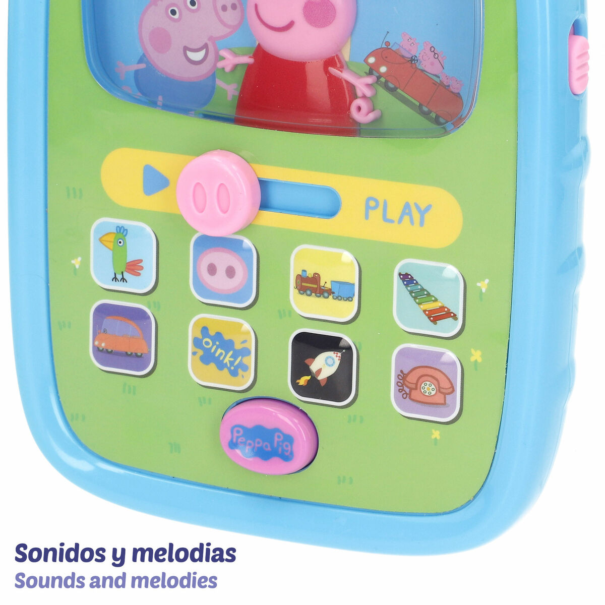 Telefon Inteligent pentru Învățat Peppa Pig (6 Unități) - Bebelus, Jucăriile copilăriei timpurii