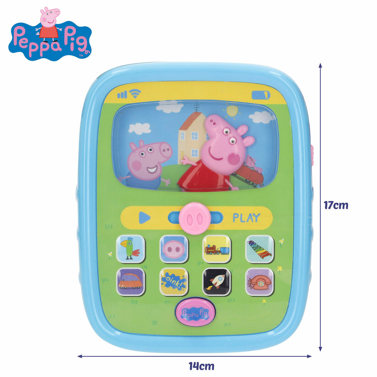Telefon Inteligent pentru Învățat Peppa Pig (6 Unități) - Bebelus, Jucăriile copilăriei timpurii
