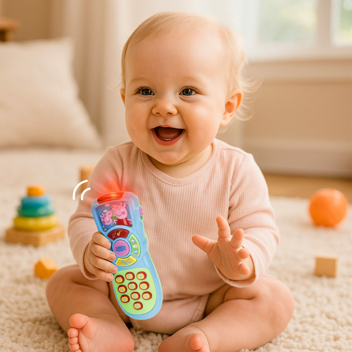 Telefon Inteligent pentru Învățat Peppa Pig 15 x 11 x 5 cm (4 Unități) - Bebelus, Jucăriile copilăriei timpurii