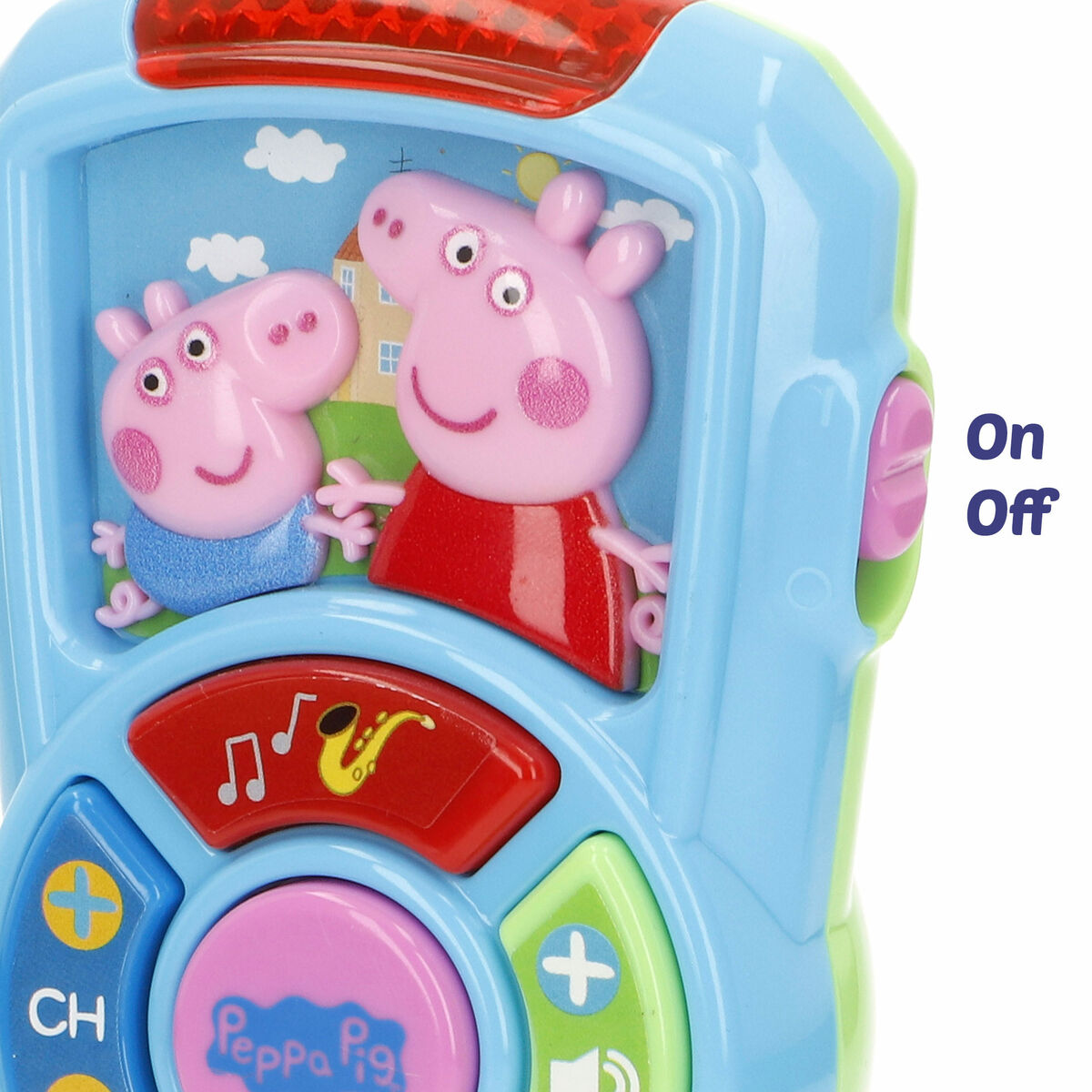 Telefon Inteligent pentru Învățat Peppa Pig 15 x 11 x 5 cm (4 Unități) - Bebelus, Jucăriile copilăriei timpurii