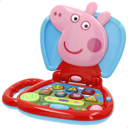 Laptop jucărie Peppa Pig Engleză 20 x 17 x 14 cm Multicolor (4 Bucăți) - Jucarii si jocuri, Jucării electronice