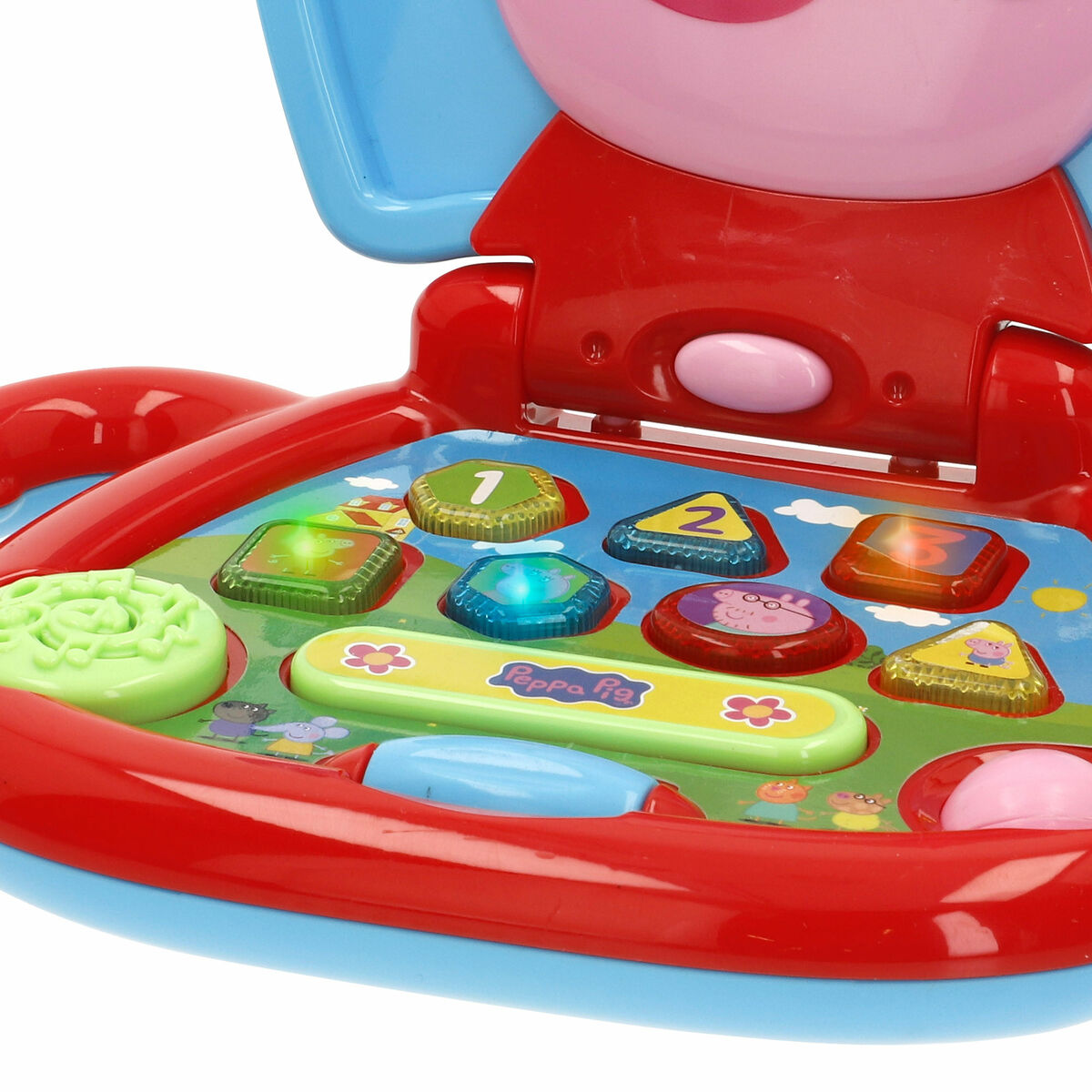 Laptop jucărie Peppa Pig Engleză 20 x 17 x 14 cm Multicolor (4 Unități) - Jucarii si jocuri, Jucării electronice