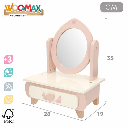 Masa de toaletă jucărie Woomax (2 Unități) - Jucarii si jocuri, Imitații de jocuri
