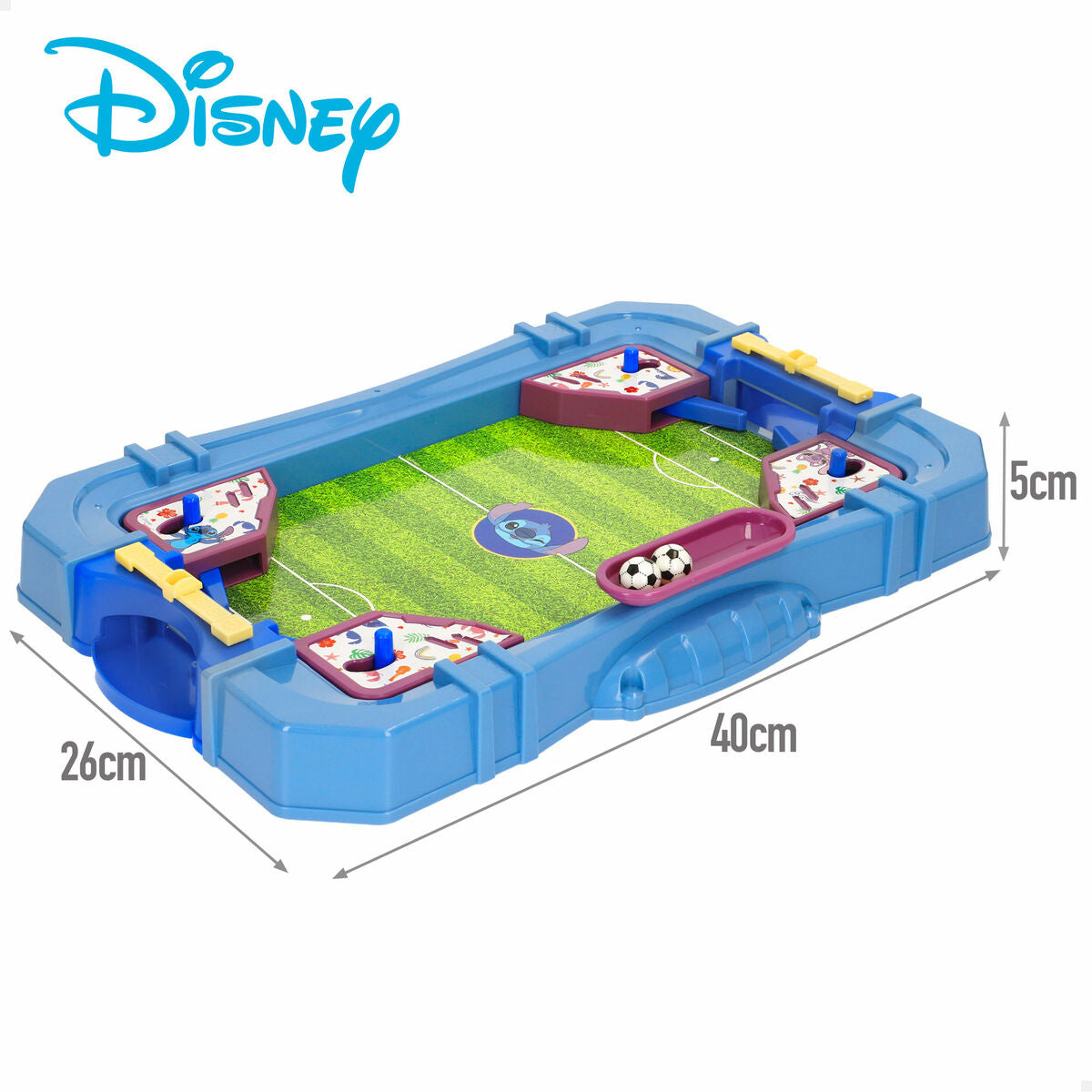 Masă de Fotbal Stitch 40 x 5 x 26 cm (4 Unități) - Jucarii si jocuri, Jocuri și accesorii