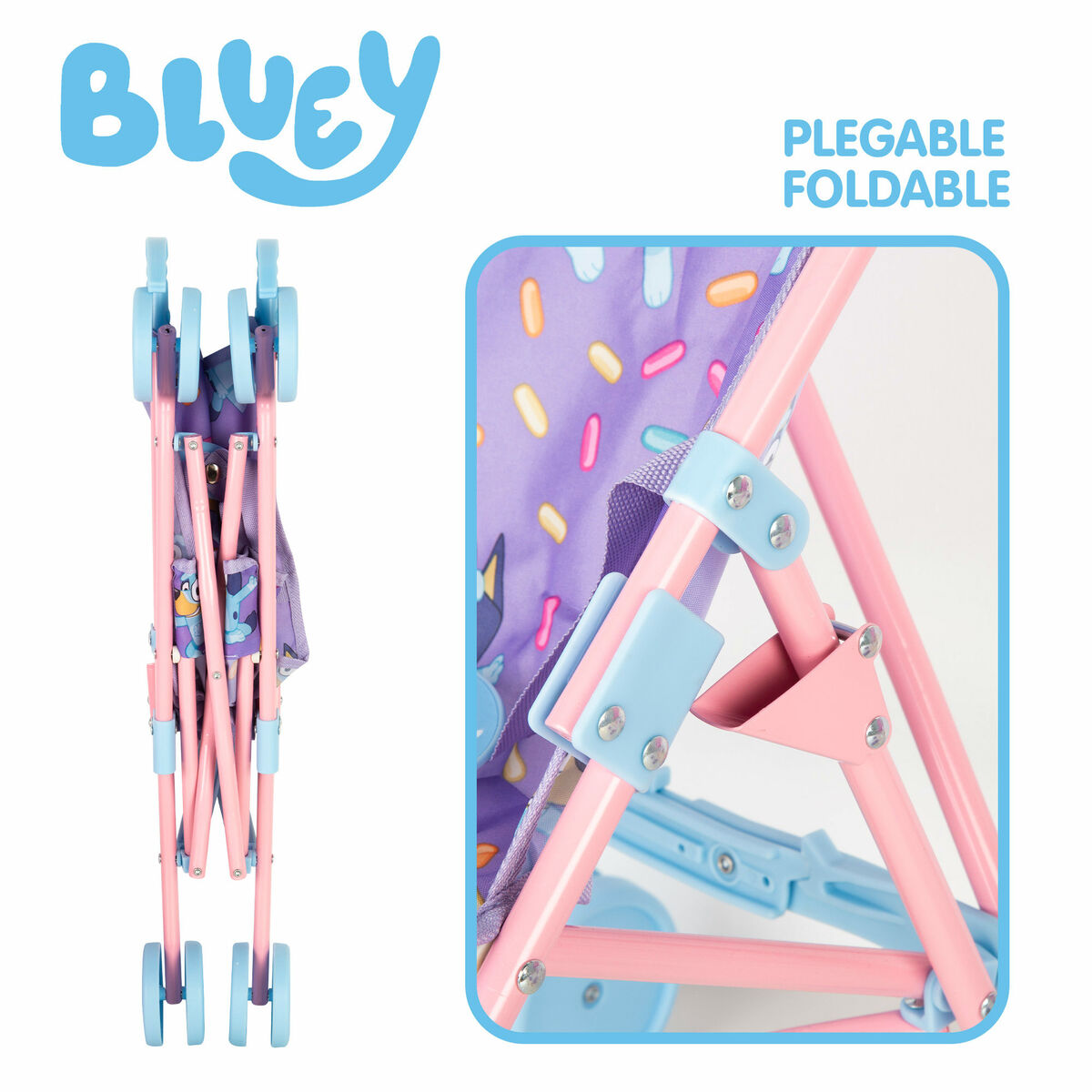Cărucior pentru Păpuși Bluey (12 Unități) - Jucarii si jocuri, Păpuși și accesorii
