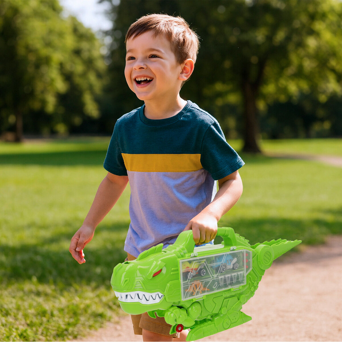 Carcasă Teamsterz Dinozaur (4 Unități) - Jucarii si jocuri, Vehicule