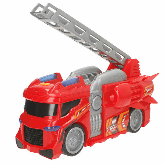 Camion de Pompieri Teamsterz Roșu Gri 30 x 16 x 13 cm (4 Unități) - Jucarii si jocuri, Vehicule