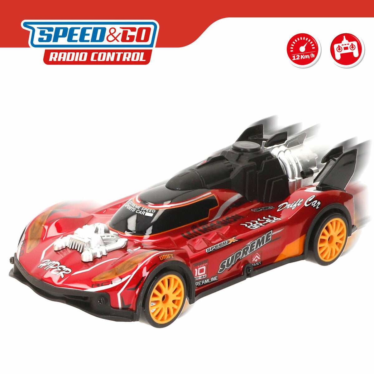 Mașină Radio Control Speed & Go (4 Unități) - Jucarii si jocuri, Vehicule