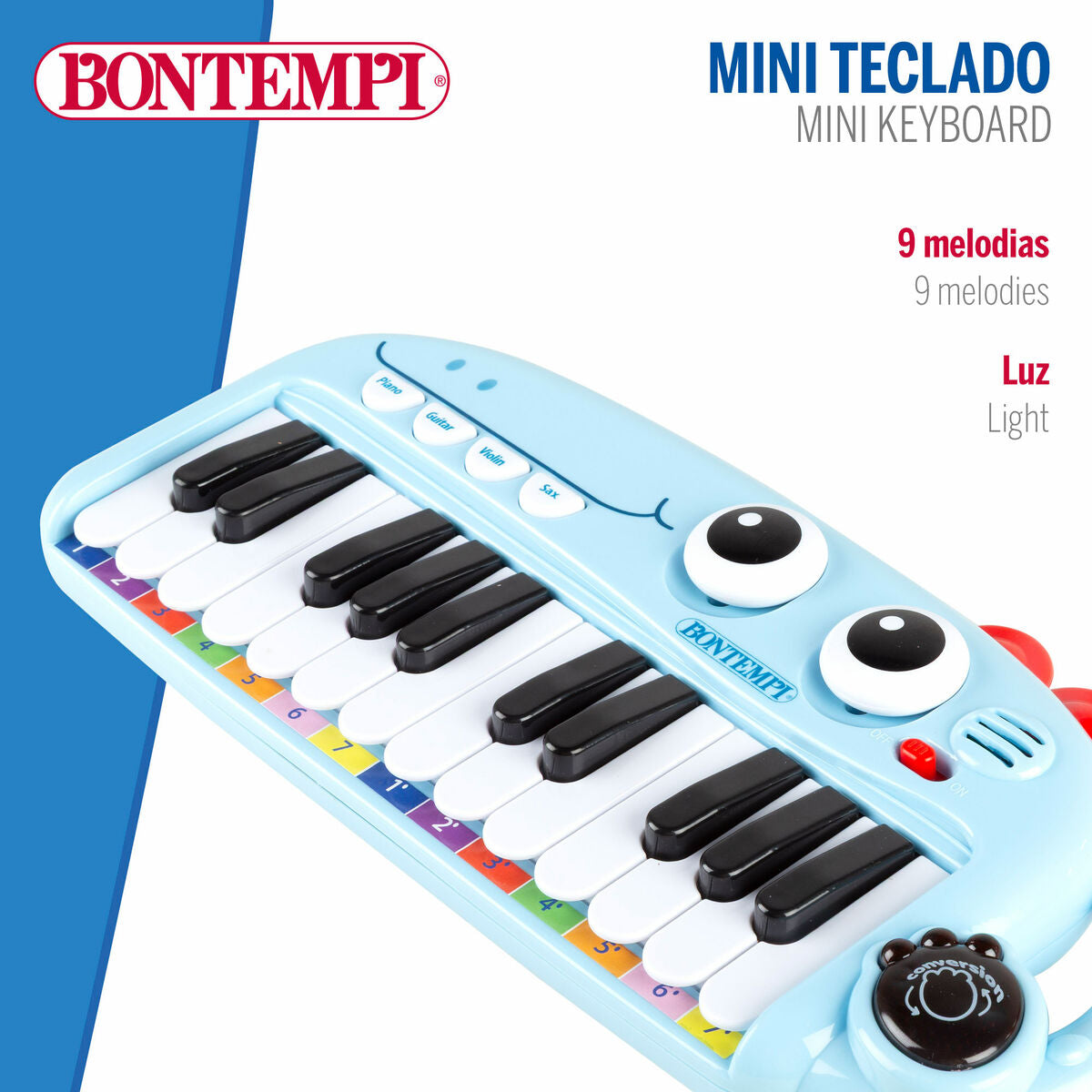 Joc Educativ Învăț cu Pianul Bontempi Dino 30 x 4 x 14 cm (4 Unități) - Jucarii si jocuri, Instrumente muzicale pentru copii