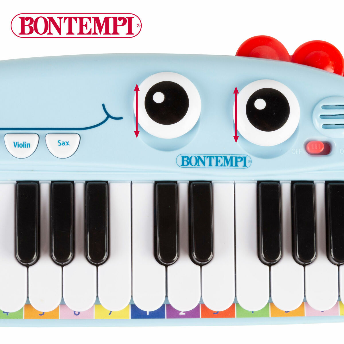 Joc Educativ Învăț cu Pianul Bontempi Dino 30 x 4 x 14 cm (4 Unități) - Jucarii si jocuri, Instrumente muzicale pentru copii