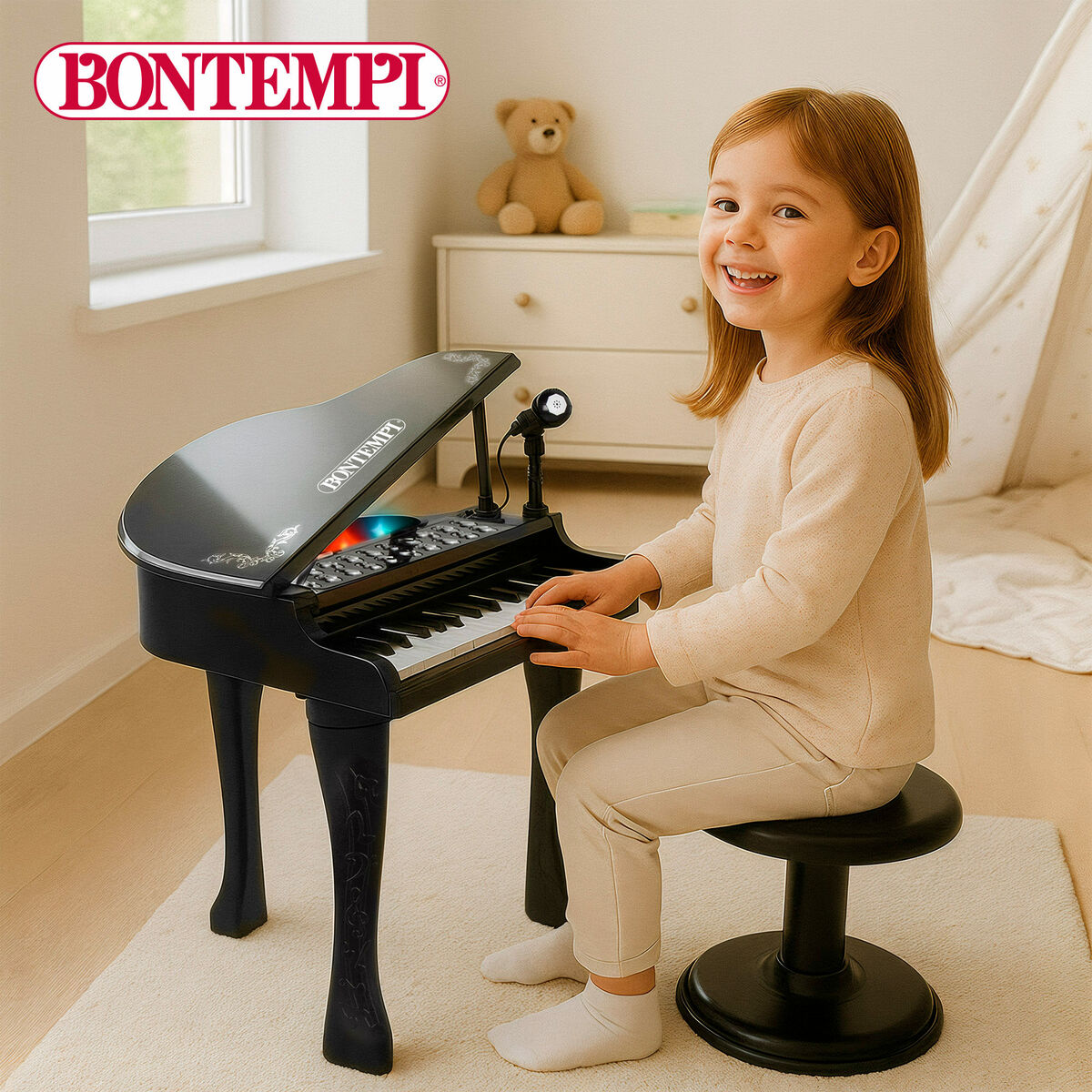 Joc Educativ Învăț cu Pianul Bontempi 40 x 62 x 33 cm (2 Unități) - Jucarii si jocuri, Instrumente muzicale pentru copii