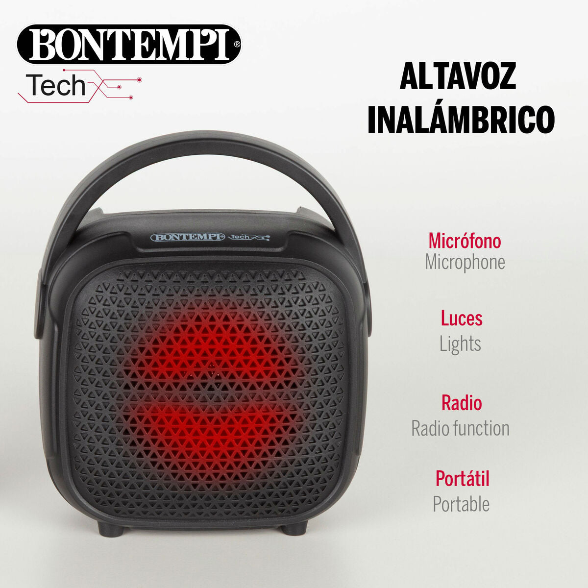 Difuzor cu Microfon Karaoke Bontempi - Jucarii si jocuri, Instrumente muzicale pentru copii