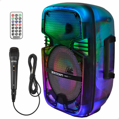Difuzor cu Microfon Karaoke Bontempi Plastic 25 x 39 x 21 cm (2 Unități) - Jucarii si jocuri, Instrumente muzicale pentru copii