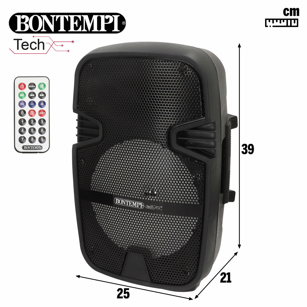 Difuzor cu Microfon Karaoke Bontempi Plastic 25 x 39 x 21 cm (2 Unități) - Jucarii si jocuri, Instrumente muzicale pentru copii