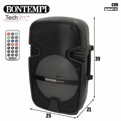 Difuzor cu Microfon Karaoke Bontempi Plastic 25 x 39 x 21 cm (2 Unități) - Jucarii si jocuri, Instrumente muzicale pentru copii