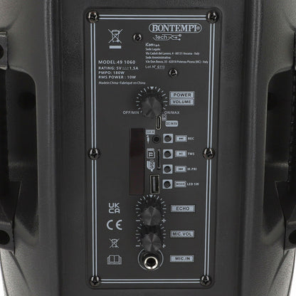 Difuzor cu Microfon Karaoke Bontempi Plastic 25 x 39 x 21 cm (2 Unități) - Jucarii si jocuri, Instrumente muzicale pentru copii