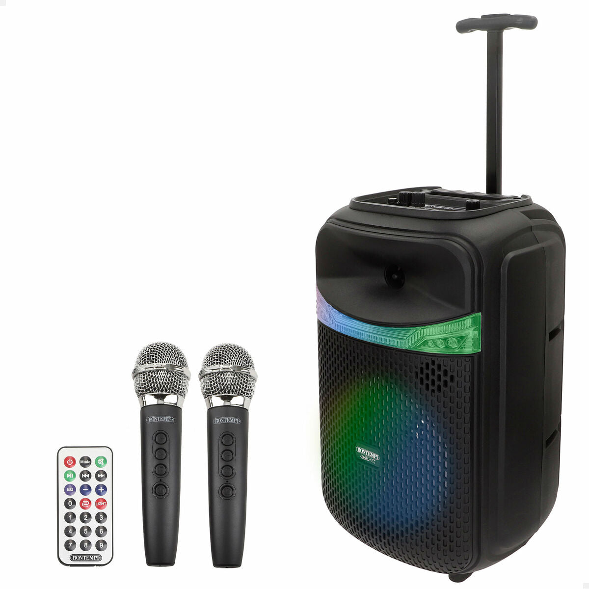 Difuzor cu Microfon Karaoke Bontempi Plastic 27 x 40 x 25 cm (2 Unități) - Jucarii si jocuri, Instrumente muzicale pentru copii