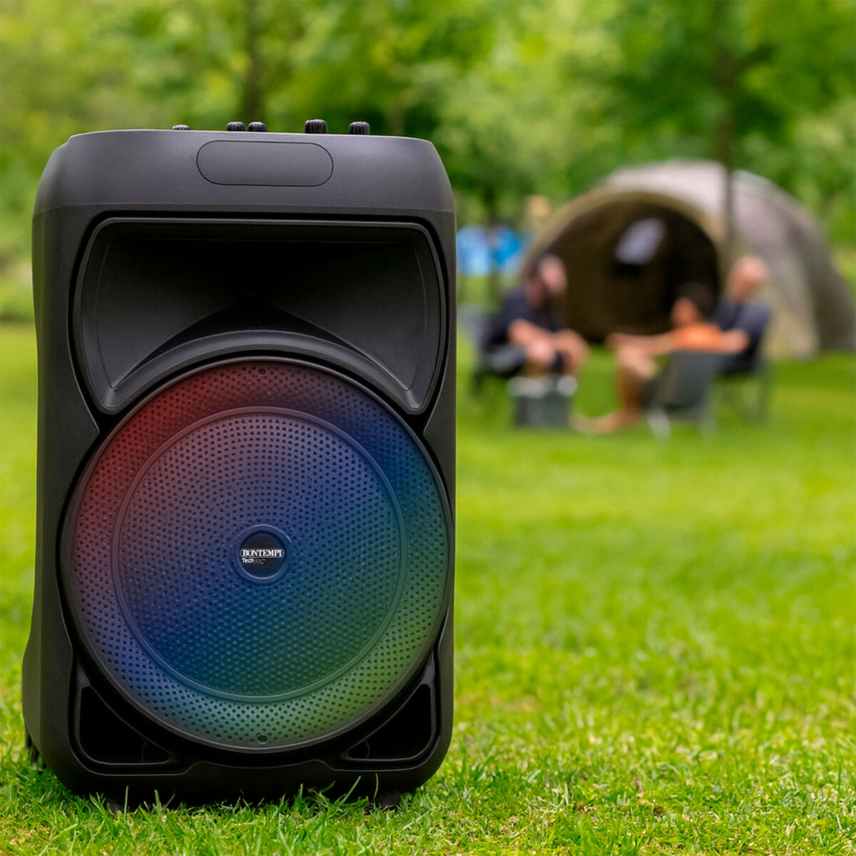 Difuzor cu Microfon Karaoke Bontempi Plastic 34 x 50 x 29 cm (2 Unități) - Jucarii si jocuri, Instrumente muzicale pentru copii