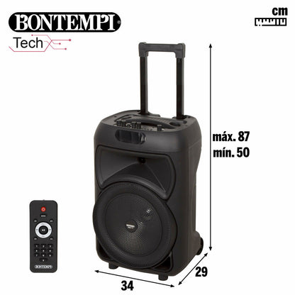 Difuzor cu Microfon Karaoke Bontempi Plastic 34 x 50 x 29 cm (2 Unități) - Jucarii si jocuri, Instrumente muzicale pentru copii