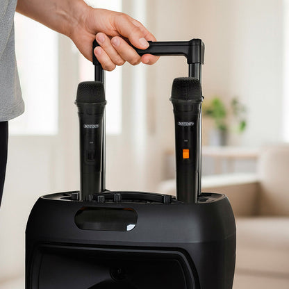 Difuzor cu Microfon Karaoke Bontempi Plastic 34 x 50 x 29 cm (2 Unități) - Jucarii si jocuri, Instrumente muzicale pentru copii