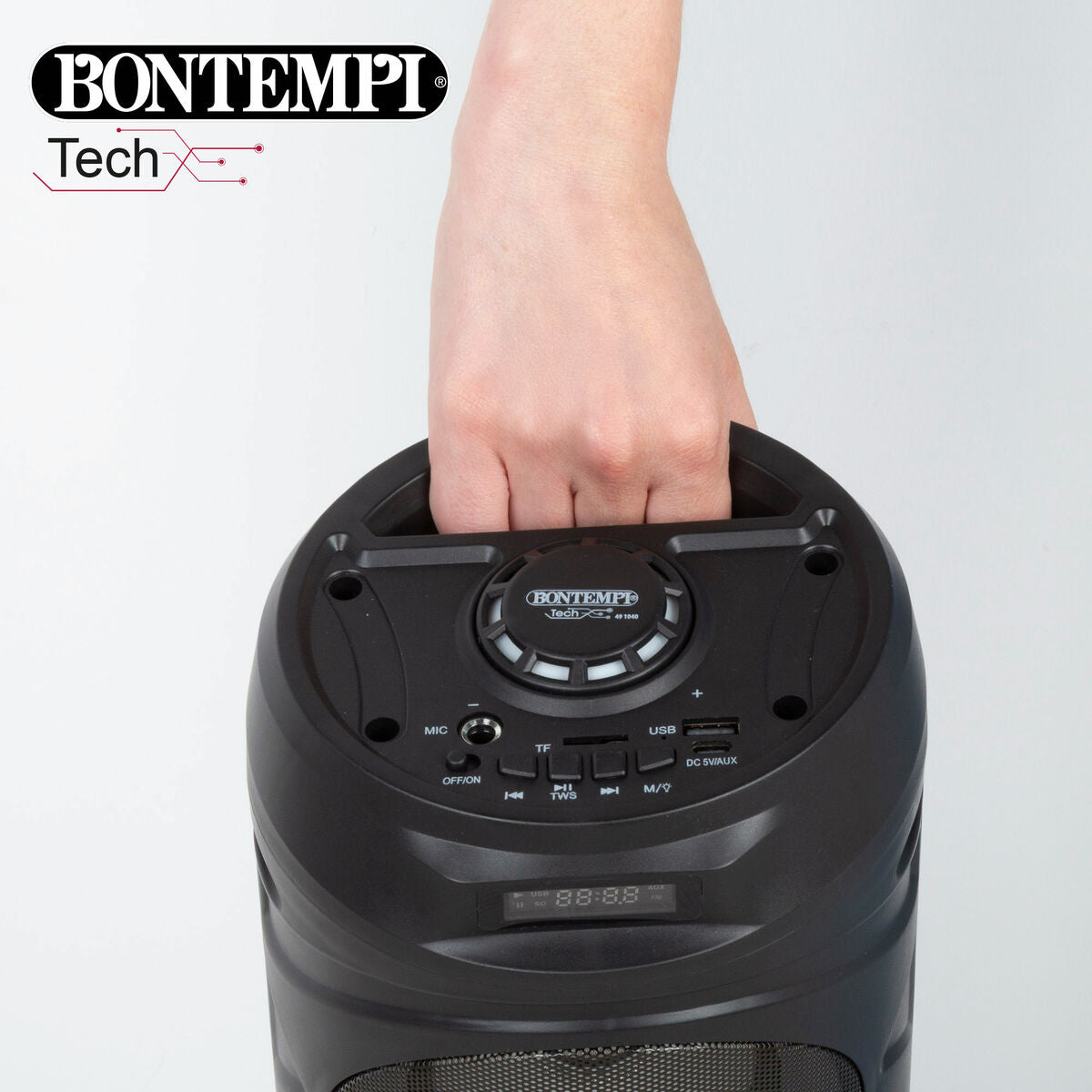 Difuzor cu Microfon Karaoke Bontempi Plastic 16 x 38 x 16 cm (2 Unități) - Jucarii si jocuri, Instrumente muzicale pentru copii