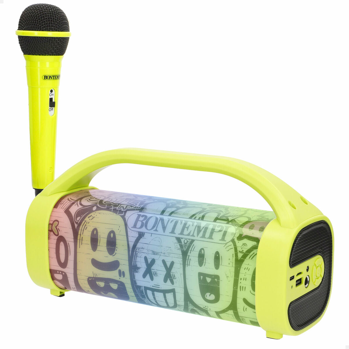 Difuzor cu Microfon Karaoke Bontempi - Jucarii si jocuri, Instrumente muzicale pentru copii