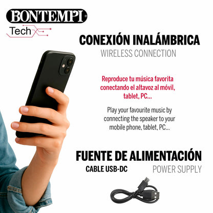 Difuzor cu Microfon Karaoke Bontempi - Jucarii si jocuri, Instrumente muzicale pentru copii