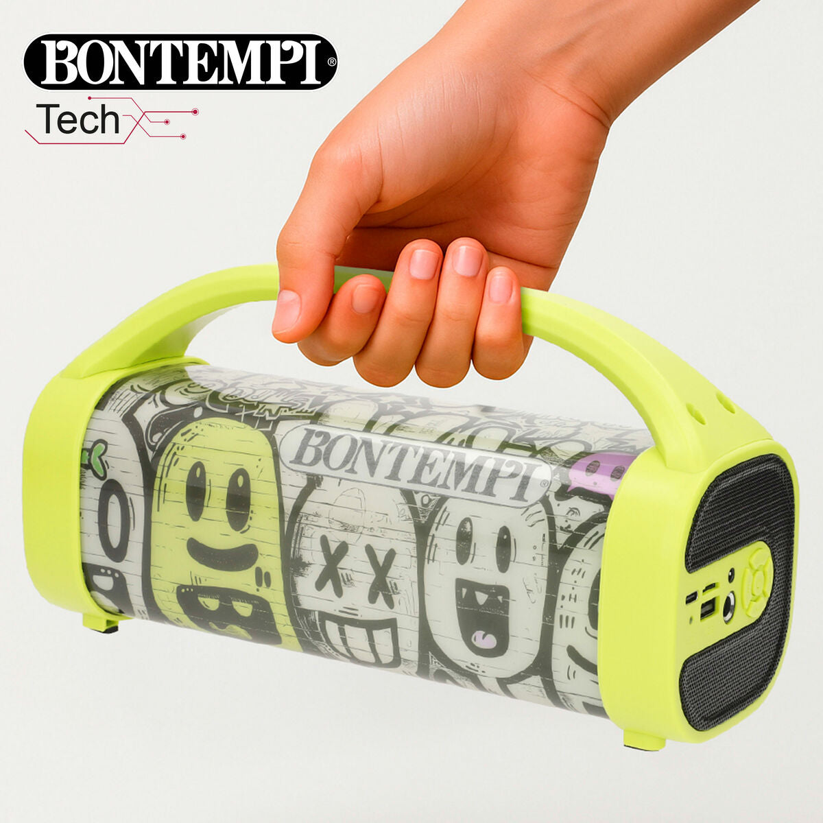 Difuzor cu Microfon Karaoke Bontempi - Jucarii si jocuri, Instrumente muzicale pentru copii