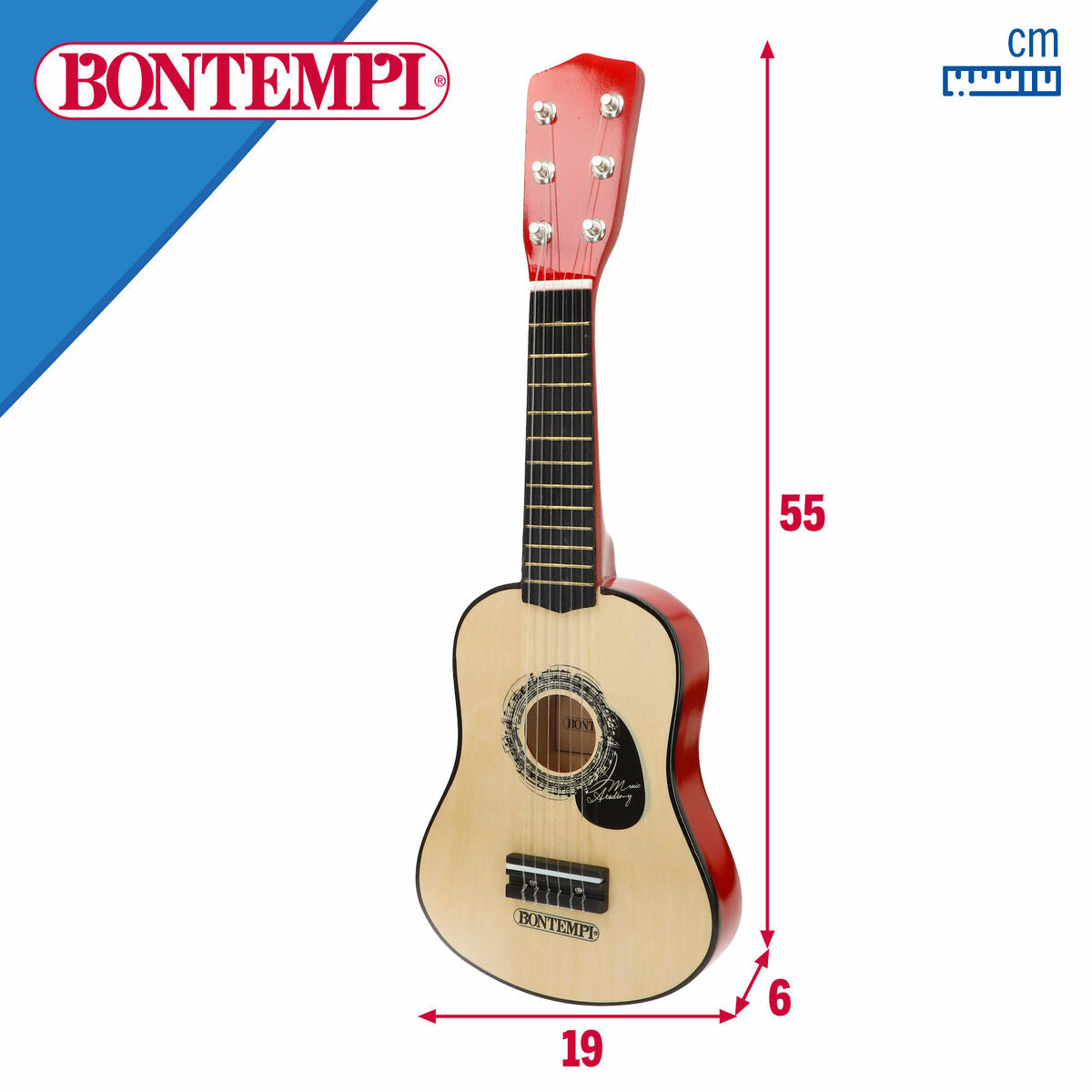 Chitară pentru Copii Bontempi 19 x 55 x 6 cm (2 Unități) - Jucarii si jocuri, Instrumente muzicale pentru copii