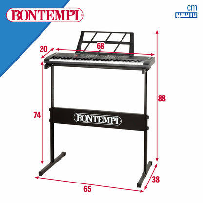 Pian Electronic Bontempi 68 x 88 x 38 cm (2 Unități) - Jucarii si jocuri, Instrumente muzicale pentru copii