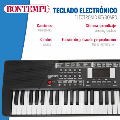 Pian Electronic Bontempi 75 x 20 x 22 cm (2 Unități) - Jucarii si jocuri, Instrumente muzicale pentru copii
