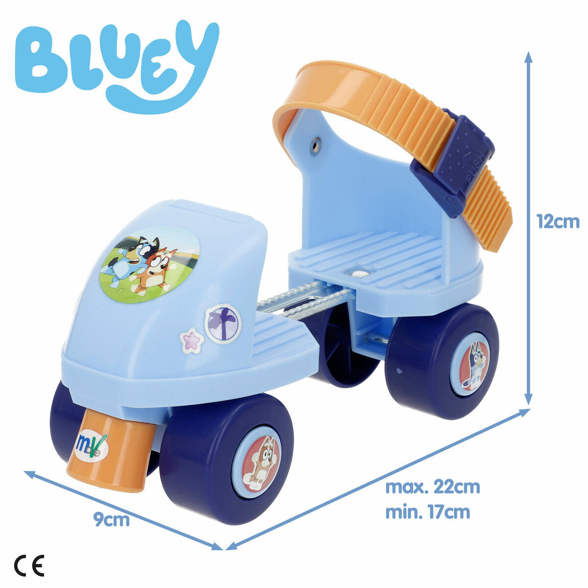 Patine cu Rotile Bluey 32-36 Albastru (2 Unități) - Jucarii si jocuri, În aer liber și sport