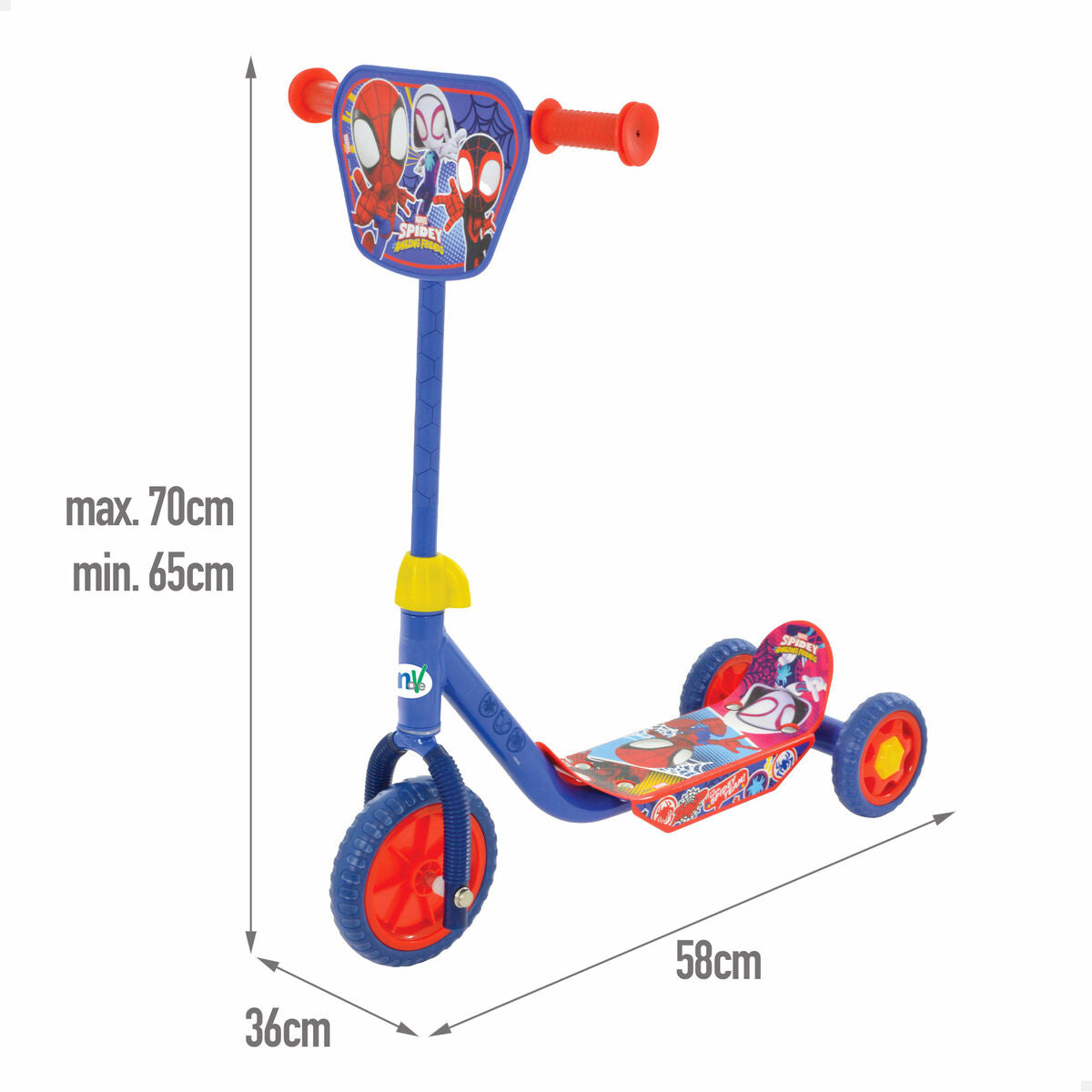 Trotinetă Scuter Spidey (2 Unități) - Jucarii si jocuri, În aer liber și sport